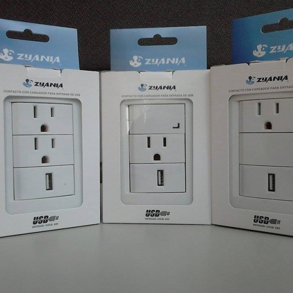 puntada Publicación excepto por Contacto de luz + USB Zyania | Tienda